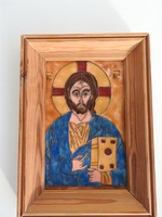 Czóbel marianna jesus christ - compartment enamel - fire enamel image