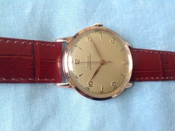 Doxa 14k red gold antique men's watch, gold watch from the 1950s