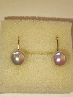Genuine majorica pearl earrings