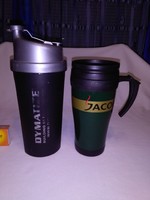 Shaker pohár és Jacobs fedeles pohár - együtt