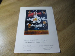 Palásti Erzsébet  gafikus művész ,  ( 1957- )  Tale Illustration    című , munkája