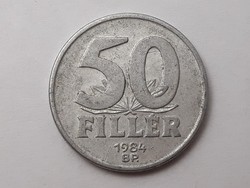 Magyarország 50 Fillér 1984 érme - Magyar alu 50 filléres 1984 pénzérme