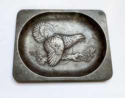 Régi,siketfajdos vas tálka, német vagy osztrák.