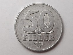 Magyarország 50 Fillér 1975 érme - Magyar alu 50 filléres 1975 pénzérme