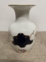 Fine china lichte porcelain cobalt vase