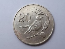 Ciprus 20 Cents 1985 érme - Cyprus Ciprusi 20 cent 1985 külföldi pénzérme