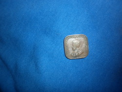 Pénz 1 cent  V. György 1920 india