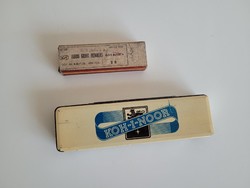 Old retro koh-i-noor box with metal box and 1958 writing pad
