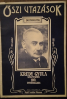 Autumn Travel Memorial Exhibition on the 100th Anniversary of the Birth of Gyula Krúdy 1978. Paper Folder Book