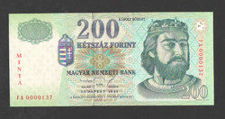 200 forint  1998. MINTA.  UNC!!