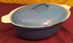 Old cast iron pot - 22 x 35 cm. - Minor bounces
