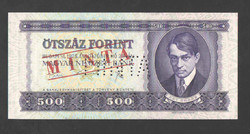 500 forint 1975.  MINTA!!!  RITKA !!! UNC !!!