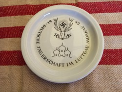 Nazi flat plate. 1942, Luftgau moskau.