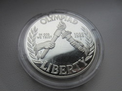 1988 USA dollar Olimpia Liberty 27g 0.900ag emlékérme RITKA