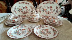 Sarreguemines pattern bowls, breakfast sets