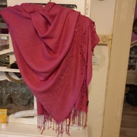 Beautiful pink scarf - viscose