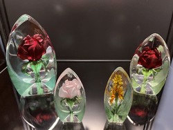 Mats Jonasson kristály virágok
