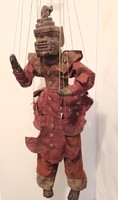 Burmai marionett bábu, 82 cm magas