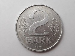 Németország 2 Márka 1975 A érme - Német 2 Mark 1975 A külföldi pénzérme