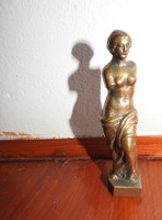 Bronze female nude sculpture