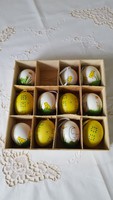 Festett,felakasztható húsvéti tojások 11 db.