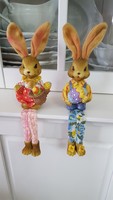 2 pcs. Bunny can be planted on a ledge or shelf