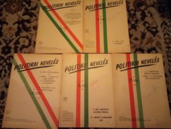 Honvédelmi minisztérium: Politikai nevelés ! 5 füzet !!! 1949   !!