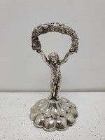 Antique silver, 13 lats, Biedermeier toothpick holder
