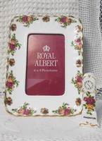 Royal Albert old country roses porcelain photo frame
