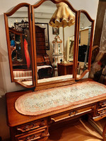 Baroque toilet mirror with dresser ....