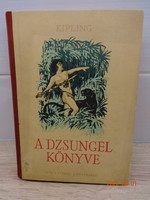 Kipling: A dzsungel könyve - szép, régi kiadás Haranghy Jenő rajzaival (1960)