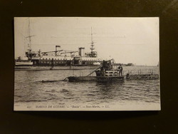 Submarine bonite - French postcard i. Vh.