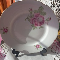 Old floral czech plate