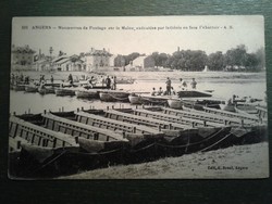 World War I Western Front - French Postcard - Ship Bridge