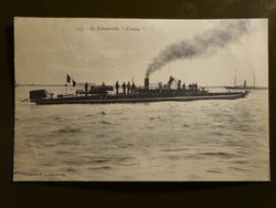 Submersible ventose - French postcard i. Vh.