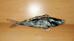 Retro glass fish 19 cm (1 / k)