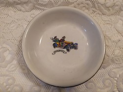 Zsolnay fairytale figure plate