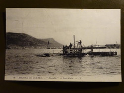 Submarine girondin - french postcard i. Vh.