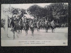 World War I French postcard victory parade