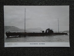 Submarine acton - French postcard i. Vh.