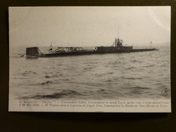 Submersible pluviose - French postcard i. Vh.