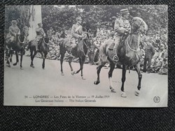 World War I French postcard victory parade