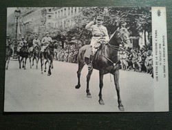 World War I French postcard victory parade