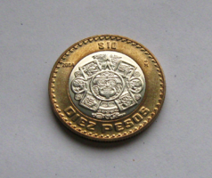 Mexico - 10 pesos - 2004 - Aztec sunstone