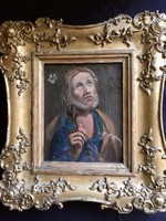Xviii.Sz.I. Oil depicting St. Joseph, canvas baroque painting !!!!