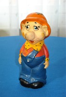 Retro, colorfully painted rubber dwarf (wald disney - 