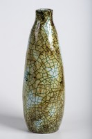 Izsépy margit rare applied art ceramic vase 20 cm