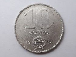 Magyarország 10 Forint 1972 érme - Magyar fém tízes 10 Ft 1972 pénzérme