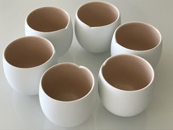 Nespresso coffee cups made of fine porcelain, India mahdavi design