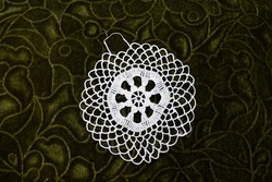 Crochet lace needlework home textile decoration small tablecloth 12.5 cm